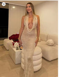 Women's Knit Maxi Beach Dress K242