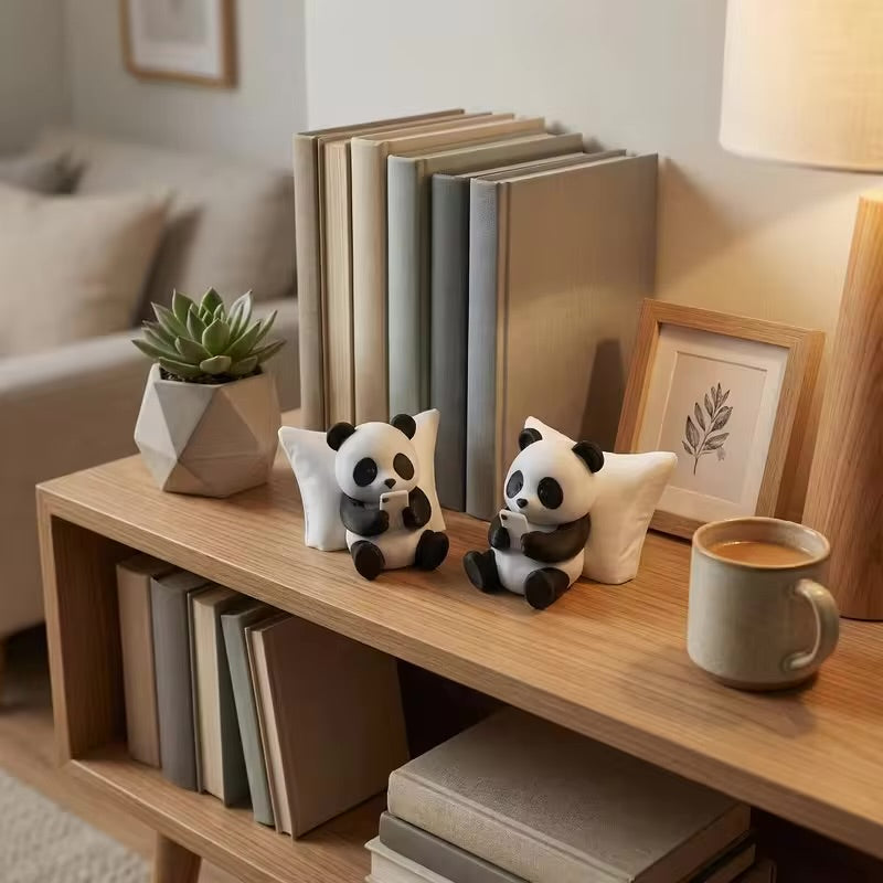 Panda 3D Printed Ornament